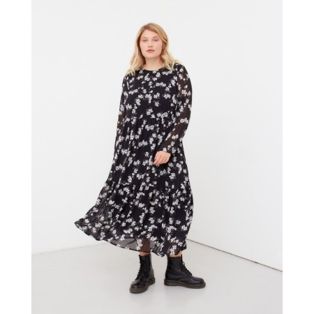 Women's dress Midy Mist Plus-Size, R.54, Black-3