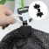 Clip Garden "Maple Leaf" for attaching a shadow grid, plastic, black