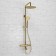 The shower system wasserkraft a188.208.207.pg Thermo, tropical shower, thermostat, gold