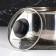 Glass cover for pans and pots "Dolyana", D = 16 cm, stainless rim, plastic handle