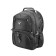 Backpack, 2 parts with a zipper, with USB, black color