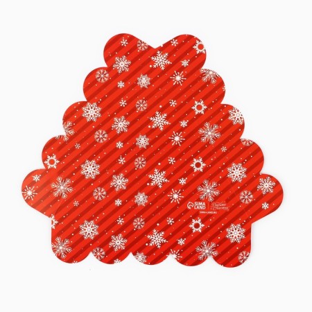 Box for confectionery with PVC lid "Winter Post", 18 x 4 cm, New Year-5