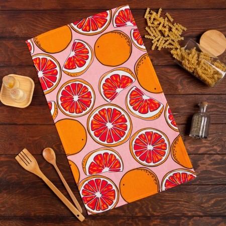 Towel of the kitchen shade "GrapEfruit" 35x60 cm, 100% cotton, 160g/m2