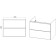 Viant Viant "Sofia" 2 boxes, suspended, 425x655x500 mm, with COMO 70 shell