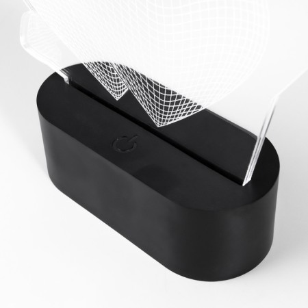 Sensor lamp "2 hearts" LED USB (90cm) from 3xa Black Black 18x5.5x18 cm-6