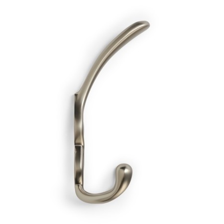 Furniture hook cappio pigtail, three -rod, matte satin nickel color-4