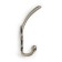 Furniture hook cappio pigtail, three -rod, matte satin nickel color