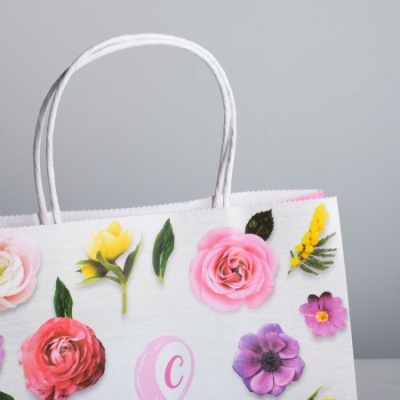 Package gift craft, packaging, "since March 8", 22 x 25 x 12 cm-2