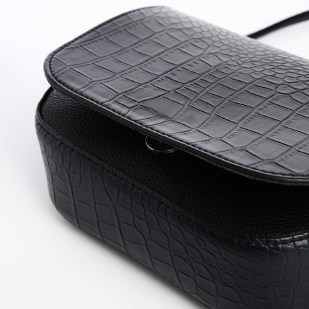 Female umka textura, messenger, small size, black color-2