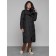 Coat insulated winter female, size 46, black color