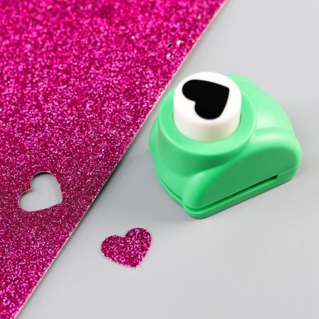 Figure hole "heart" d = 1.5 cm mix 3.5x4x4 cm-7