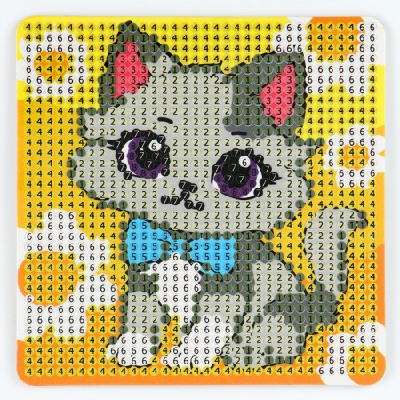 Diamond mosaic Magnet for children "Kithechka"-3