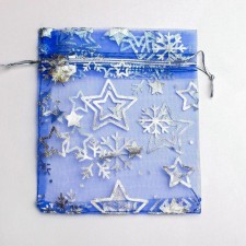 Bag gift organza “Fulfillment of desires”, 10 x 12 cm +/- 1.5 cm, New Year