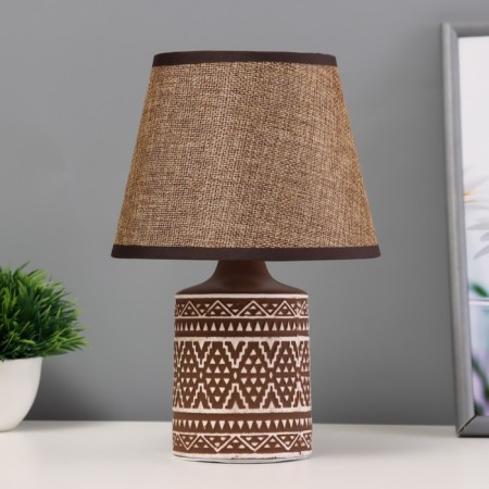 Birlit table lamp E14 40W brown 17x17x27cm