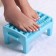 Feet massage, 26.5 × 17 × 13 cm, on a stand, brown color