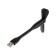 Fan with a flexible housing Luazon Lof-05, USB, 11 cm, black