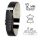 Watch strap, female, 12 mm, harness 65 mm, larynx 105 mm, genuine leather