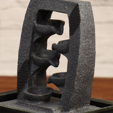 Fountain "Cascade" Stone, 21.5x16x26 cm (with backlight)-1