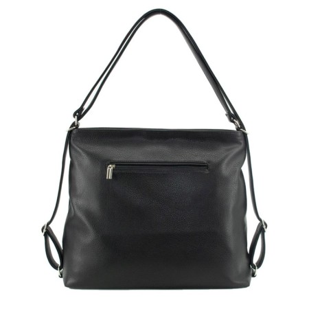 Female bag, artificial leather, black 36x13x37 cm-1