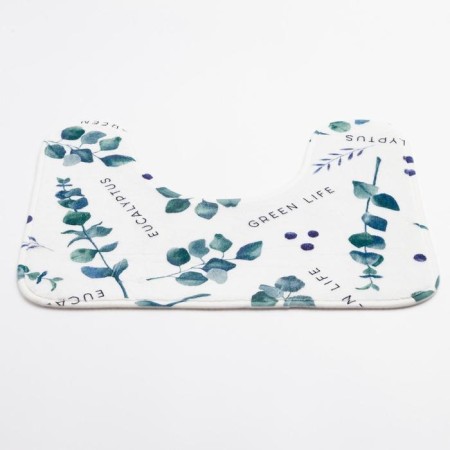 A set of bathroom mats Ethel Eucalypt 2 pcs, 80x50 cm, 50x40 cm, velor-5