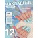 Poaring Faluses, 12 pcs, with adhesive plates, ballerina shape, blue