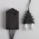 Garland “thread” 10 m, IP20, dark thread, 100 LED, red glow, 8 modes, 220 V