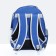 The backpack for carrying animals is transparent, 31 x 28 x 42 cm, blue