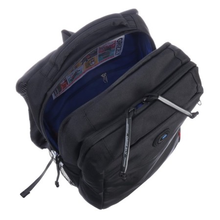 Youth backpack 39 x 26 x 19 cm, Grizzly, ergonomic back, laptop department, black/blue-9