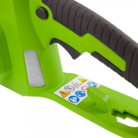 DREAL ELECTRICAL GREENWORKS GCS2046, 2 kW, tire 45 cm, groove 1.3 mm, 63 stars-5