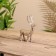 Souvenir "Deer" aluminum 12x6x15 cm
