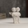Polystone souvenir "Snow -white angels with the book" 5.7x4.4x3.3 cm