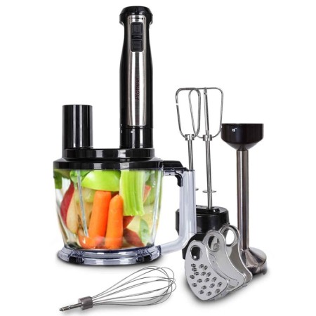 Pioneer HB135s, submersible blender, 1000W, 1.25/800 ml, black color-1