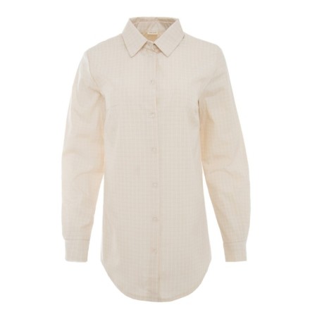 Women's shirt Minaku: Home Collection Beige color, pr 42-11