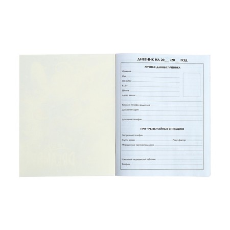 Diary for grades 1-4 "Fluffy friends. Bunny", soft cover, 48 sheets-4