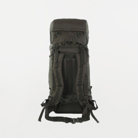 Tourist backpack, TAIF, 70 liters, cord department, outer pocket, 2 side pockets, olive color-3