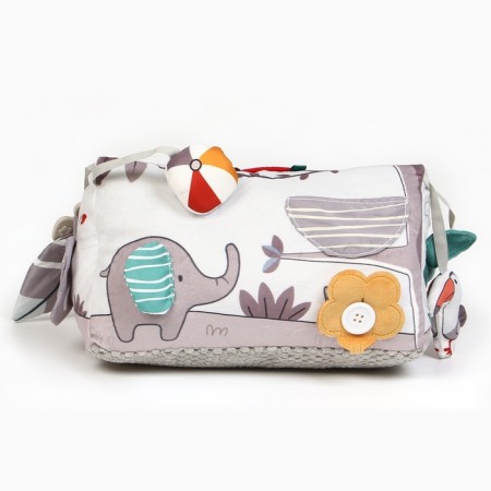 Developing toy "Bill of animals", eruption, rattle, mirror, crumb I-8
