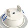 Ceiling light Feron HL367, IP44, GX53, 12 W, 110x110x75 mm, white color