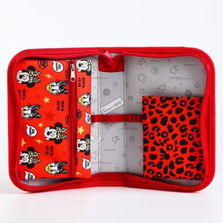 Penal frame, 1 section, 140x210x40 mm, folding pocket, tissue, Minnie Mouse-1