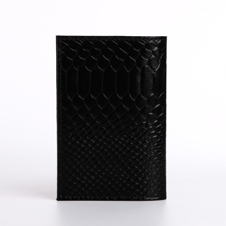 Cover for passport, black color-1