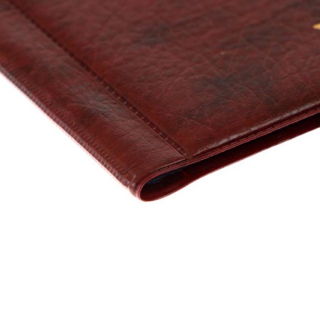 Album for coins 125 x 185 mm Calligrata "Combi" for 138 coins, 8 sheets, covering artificial leather, brown-2