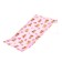 Mill for bathing from a flannel, for a girl, pink, yellow color, mix drawing