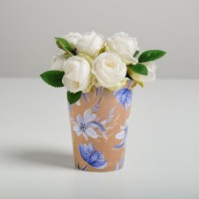 A glass for flowers 