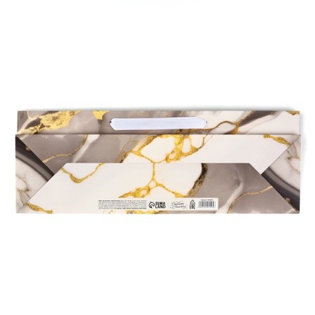 Horizontal “marble” bottle package, 36 × 10 × 13 cm-4