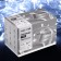 Garland “thread” 10 m, IP65, UMS, white rubber thread, 100 LED, white glow, 220 V