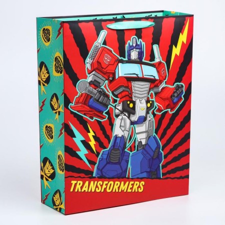 Gift package "Happy Birthday" 31x40x11 cm, packaging, transformers-1