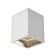 Lamp "Cube" LED 4000K 10W DIM220 white gold 7.5x7.5x9.5cm