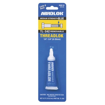Blue ABRO thread fixer, 6 ml, removed TL-342