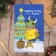 Towel of the share "Christmas tree decoration" 28x46 cm, 100% HL, mitch 164 g/m2