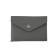 Cartholder, genuine leather, gray 10x8.5x1.5 cm