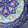 Largan Rishtan ceramics "Flowers", 32 cm, blue